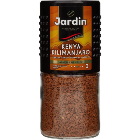 Кофе растворимый Jardin Kenya Kilimanjaro сублимированный 95 г (стекло)
