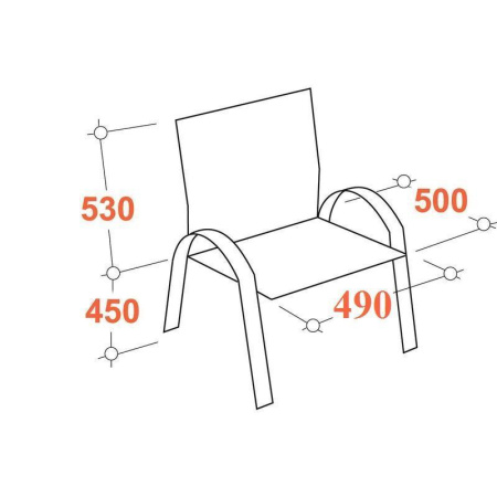 Конференц-кресло Easy Chair 806 черное (экокожа, металл хромированный)