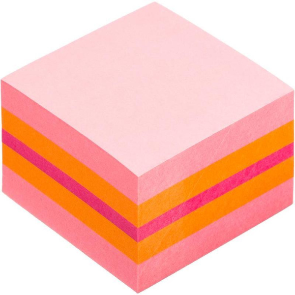 Стикеры Post-it 51х51 мм розовые пастельные 400 листов