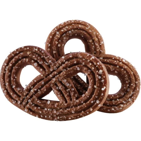 Печенье сдобное Хлебный спас Крендельки шоколадные 320 г
