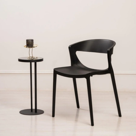 Стул обеденный Evok чёрный (пластик)