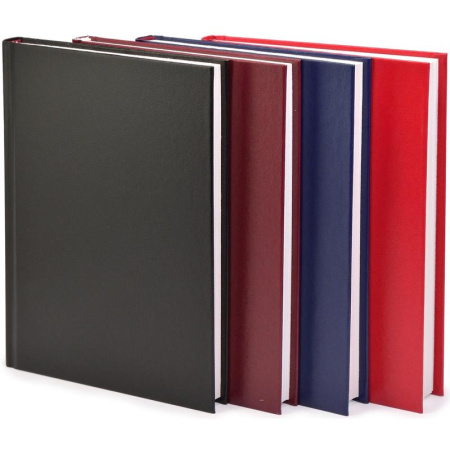 Ежедневник недатированный Attache Ideal балакрон А5 136 листов черный  (145x205 мм)