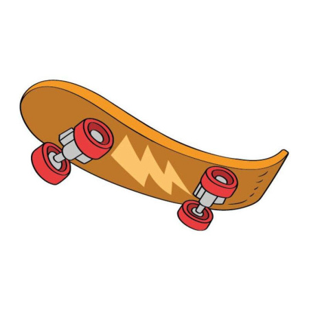 Набор раскрасок блестками Луч Скейтеры