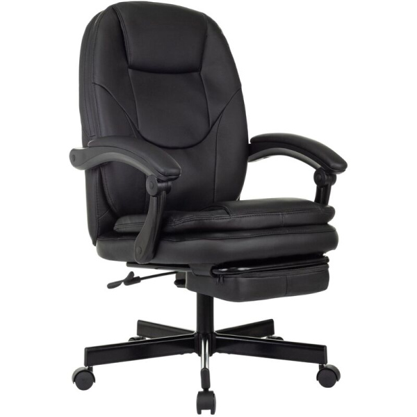 Кресло для руководителя Easy Chair 668 эргономичное черное (экокожа,  пластик)