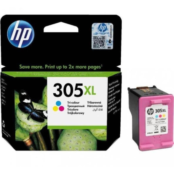 Картридж струйный HP 305XL 3YM63AE CMY оригинальный повышенной емкости