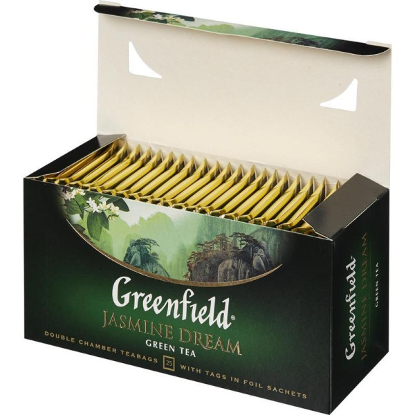 Чай Greenfield Jasmine Dream зеленый 25 пакетиков