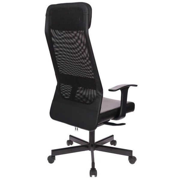 Кресло для руководителя Easy Chair 651 TPU черное (искусственная кожа/сетка, металл)