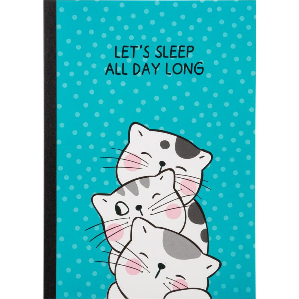 Тетрадь общая M&G So Many Cats B5 60 листов в клетку на склейке (обложка в ассортименте)