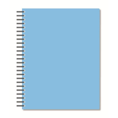 Бизнес-тетрадь Attache Bright colours A5 96 листов голубая в клетку на спирали (160x207 мм)
