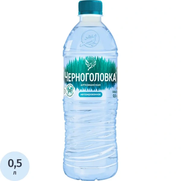 Вода питьевая Черноголовка негазированная 0.5 л