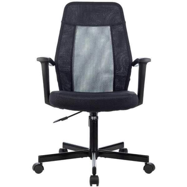 Кресло офисное Easy Chair 225 PTW серое (сетка/ткань, металл)