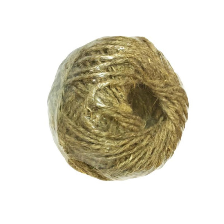 Шпагат льняной 50 м (клубок/евробобинка)