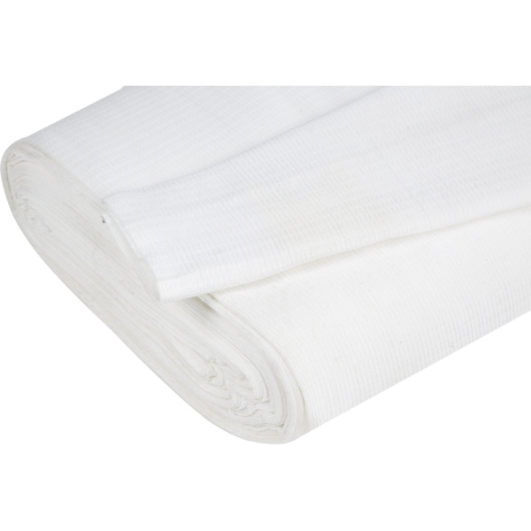 Полотно техническое вафельное 45 см х 60 м, 160 г/кв.м, отбеленное