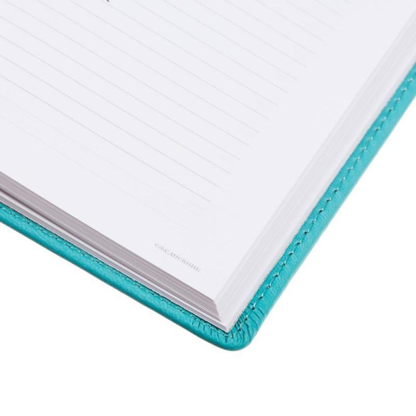 Ежедневник недатированный Attache Velvet искусственная кожа Soft Touch  A5+ 136 листов голубой (146х206 мм)