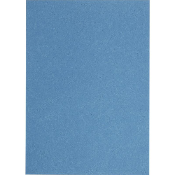Обложки для переплета картонные А4 230 г/кв.м синие зернистая кожа (100  штук в упаковке)