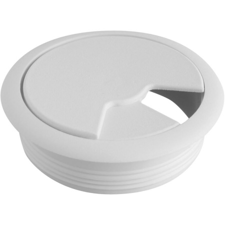 Заглушка кабель-канала круглая Н-ЗЭСф серый