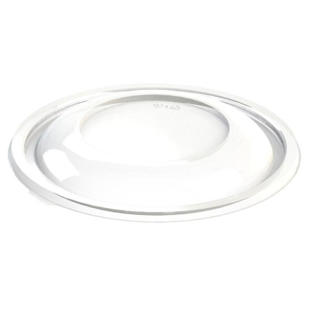 Крышка для контейнера УК-107КА прозрачная диаметр 194 мм (330 штук в  упаковке)