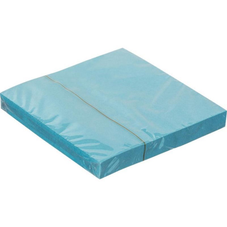 Стикеры Гознак 75x75 мм пастельные голубые (1 блок, 100 листов)