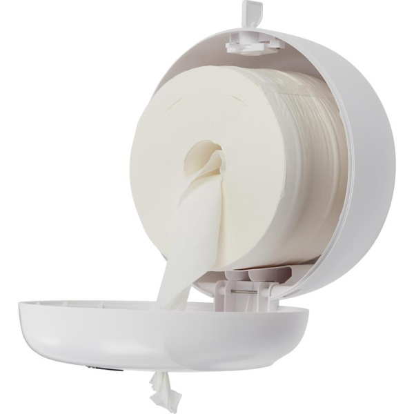 Диспенсер для туалетной бумаги с центральной вытяжкой Luscan  Professional пластиковый белый