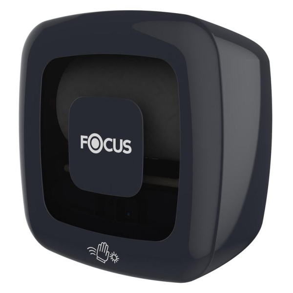 Диспенсер для рулонных полотенец Focus пластиковый черный (код  производителя 8076281)