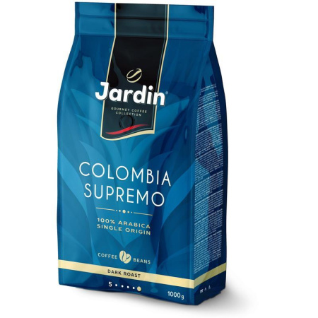 Кофе в зернах Jardin Colombia supremo 100% арабика 1 кг