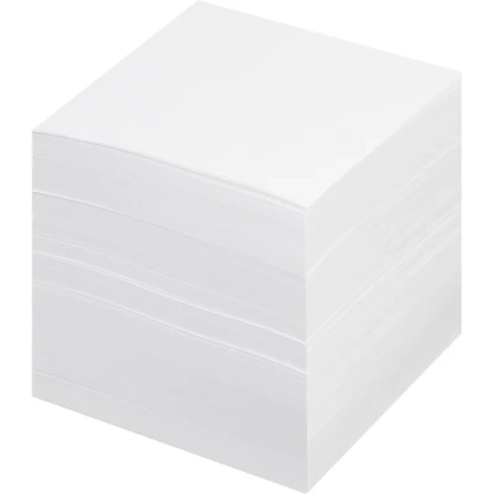 Блок для записей Комус 90x90x90 мм белый (плотность 100 г/кв.м)