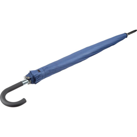 Зонт трость полуавтомат 16 спиц в синий