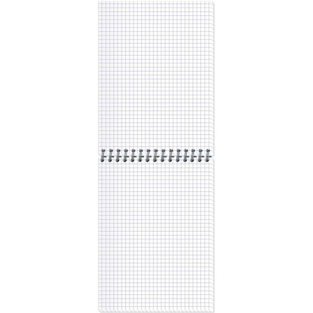 Блокнот Attache Plastic А5 80 листов синий в клетку твердая обложка на спирали (150x210 мм)