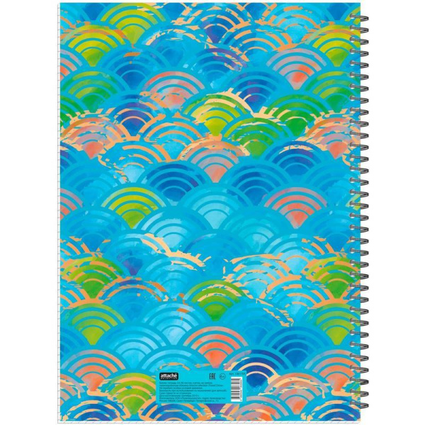 Бизнес-тетрадь Attache Selection Travel China А4 96 листов разноцветный в клетку на спирали (203х290 мм)