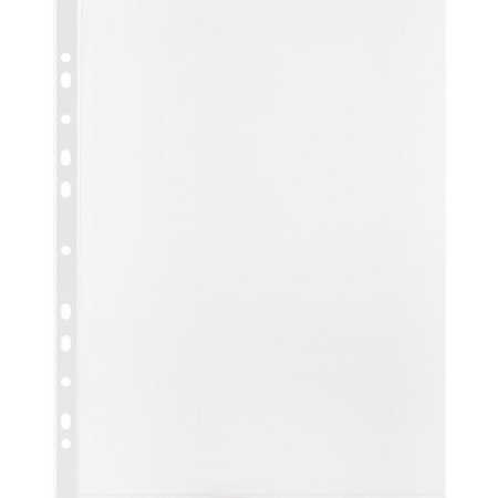 Файл-вкладыш Attache А4 35 мкм рифленый прозрачный 100 штук в упаковке