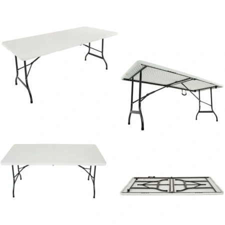 Стол складной 183 (белый, 1800х760х740 мм)