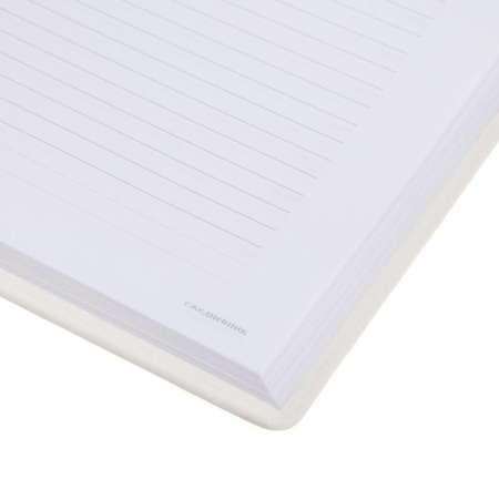 Ежедневник недатированный Attache Velvet искусственная кожа Soft Touch  A5+ 136 листов белый (146х206 мм)