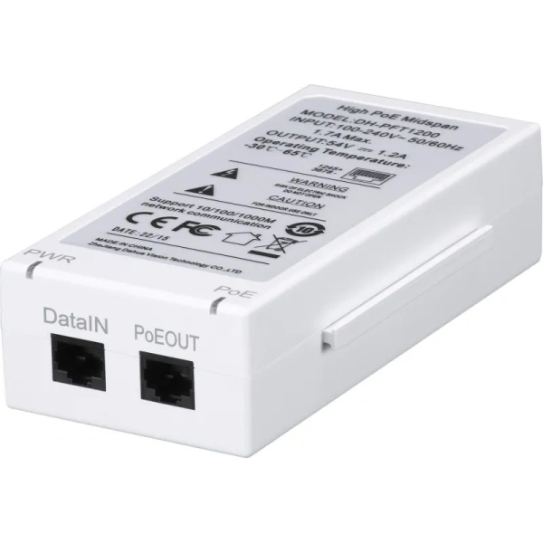 PoE-сплиттер активный DAHUA DH-PFT1200