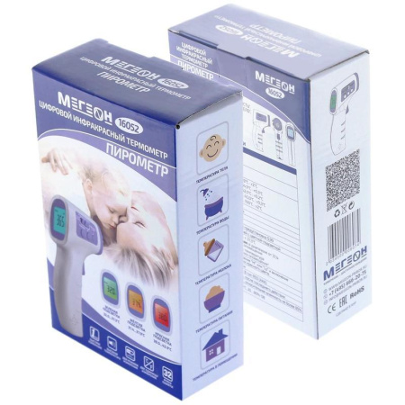 Термометр бесконтактный пирометр МЕГЕОН 16052