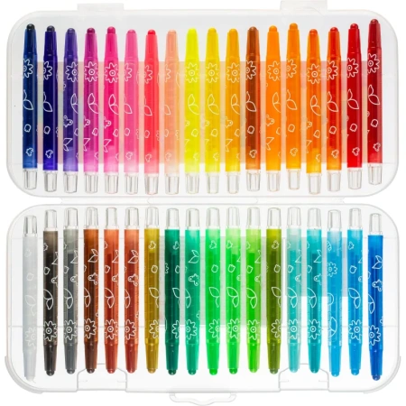 Мелки восковые M&G  круглые 36 цветов