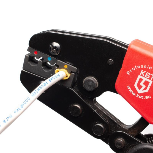 Кримпер КВТ для опрессовки втулочных наконечников (56539)