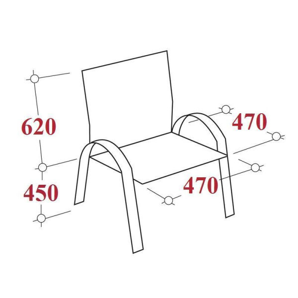 Конференц-кресло Easy Chair 807 черное (искусственная кожа, металл хромированный)