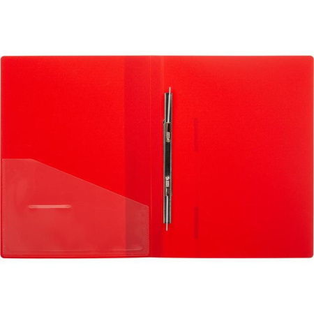 Скоросшиватель пластиковый Attache A4 до 200 листов красный (толщина обложки 0.7 мм)