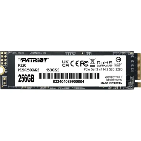 SSD накопитель Patriot Memory P320P256GM28 256 ГБ