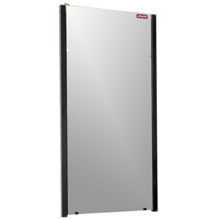 Зеркало настенное Attache Мюлен (черный, 385x765 мм, прямоугольное)