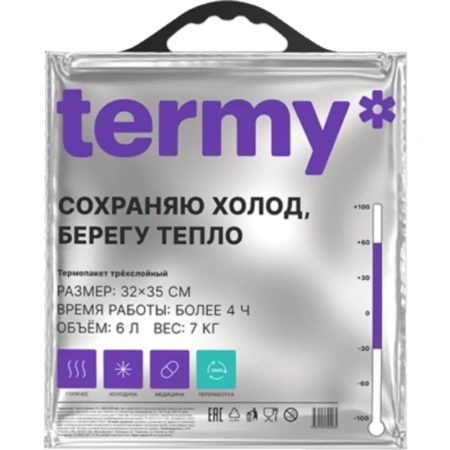 Термопакет Termy Standart 6 л 32х35 см
