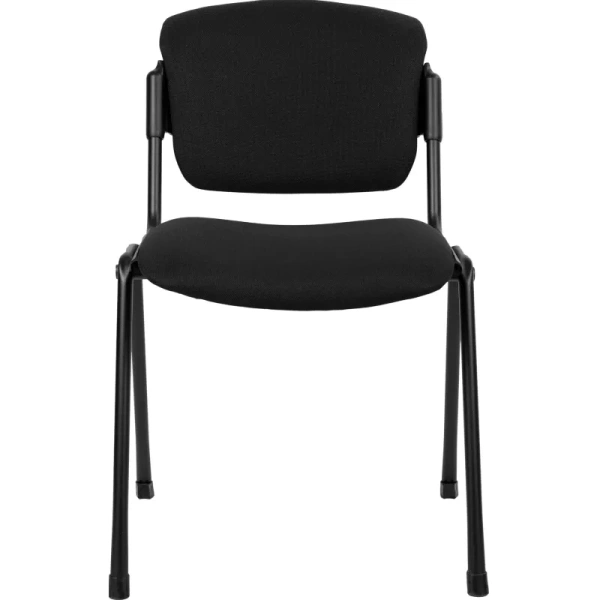 Стул офисный черный (ткань, металл)