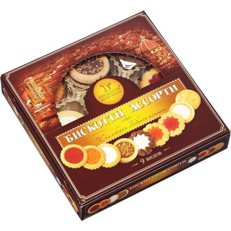 Печенье Бискотти (ассорти, 345г)