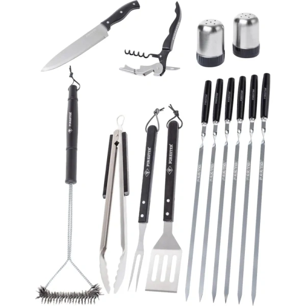 Набор для барбекю и гриля Forester 14 предметов в кейсе (BBQ-14)