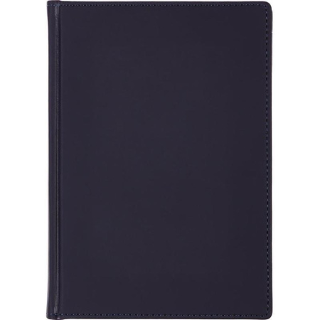Ежедневник недатированный Attache Velvet искусственная кожа Soft Touch  A5+ 136 листов синий (146х206 мм)