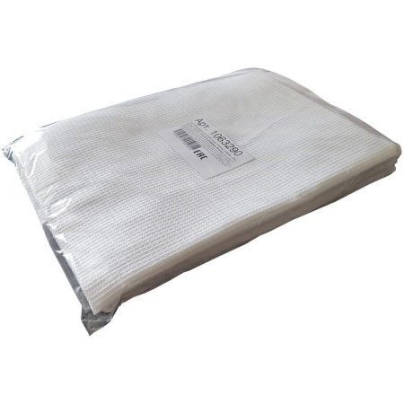 Полотенце вафельное 35х80 см 120 г/кв.м белое 10 штук в упаковке