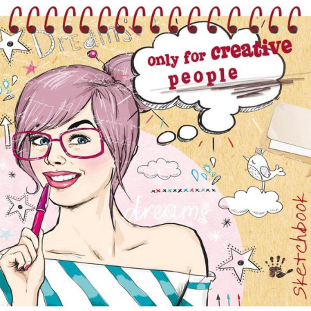 Скетчбук Проф-пресс Игривое настроение А6+ 80 листов