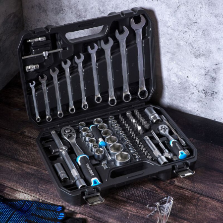 Набор инструмента автомобильный TOPFORT 81 предмет