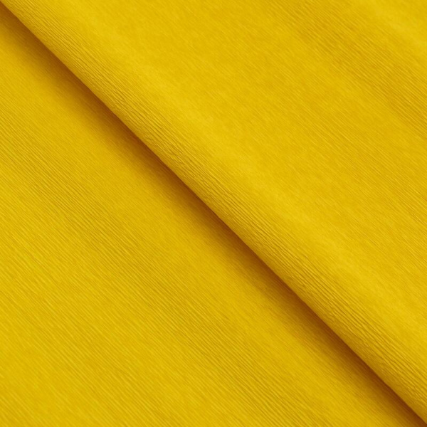 Бумага гофрированная желтая в рулоне 50x150 см
