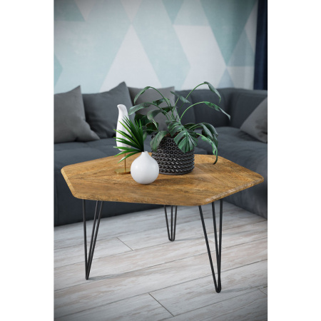 Стол журнальный Олдем (дуб американский, 900х800х460 мм)